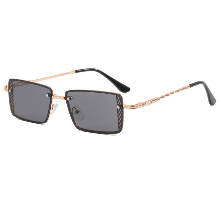 Ladies Elegant Square Sunglasses with Refined Frame Accents Kalsten