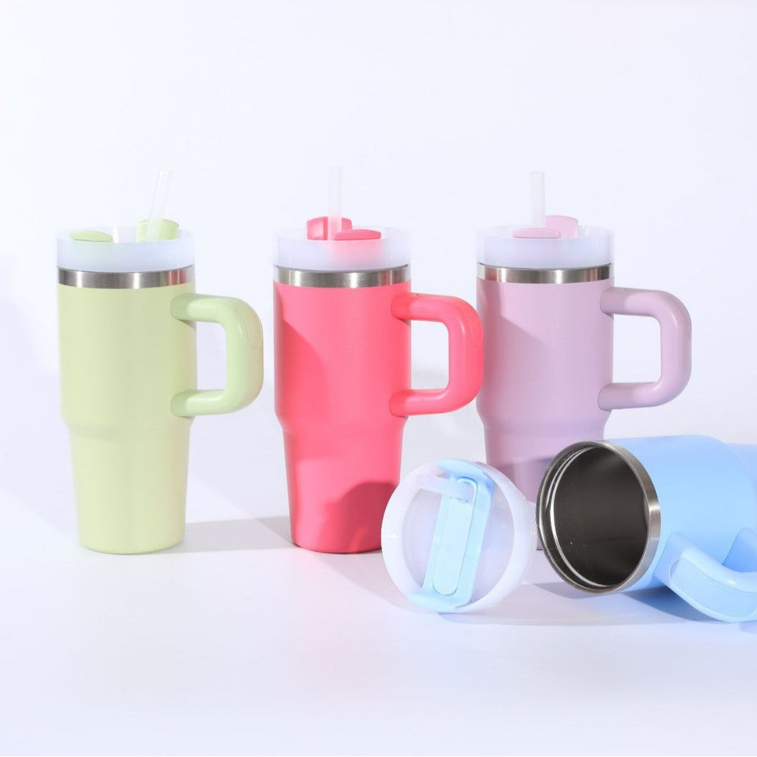 Ladies insulated mug with stainless steel outer layer Kalsten