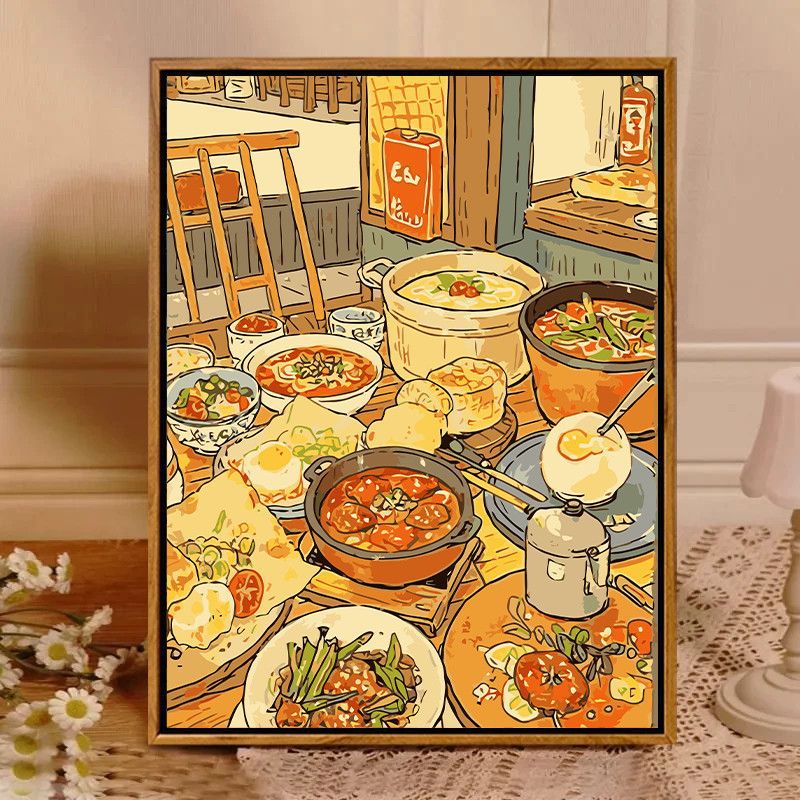 Gourmet Culinary Wall Art Print Kalsten