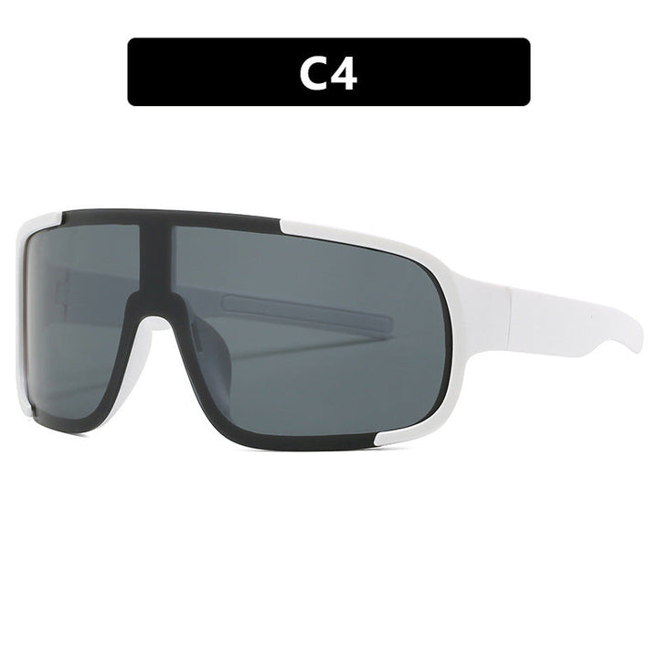 Women's sporty UV protection sunglasses with wide, aerodynamic shape Kalsten