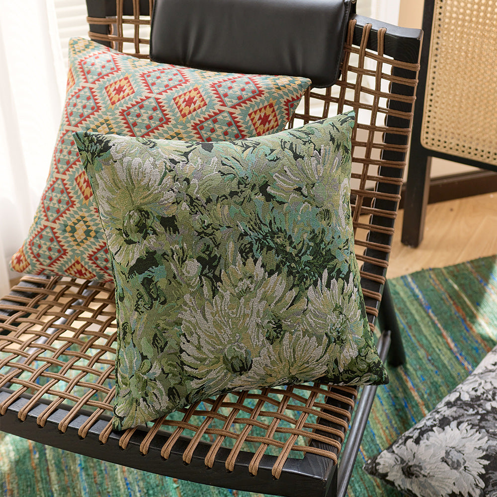 Decorative Floral Soft Throw Pillow
