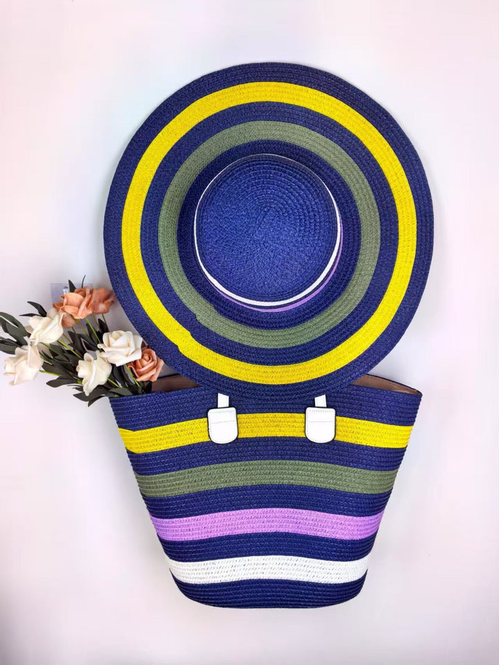 Beach bag with matching sun hat Kalsten