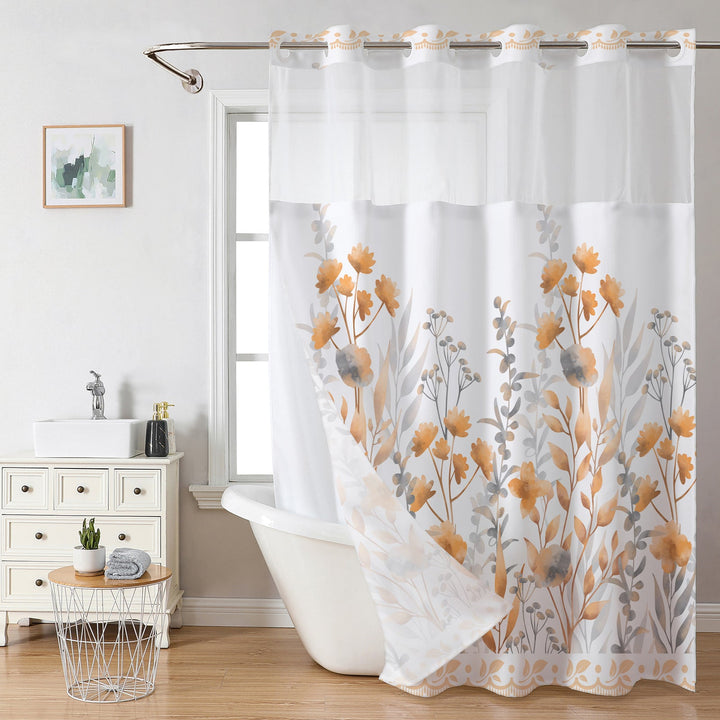 Floral Design Shower Curtain Kalsten