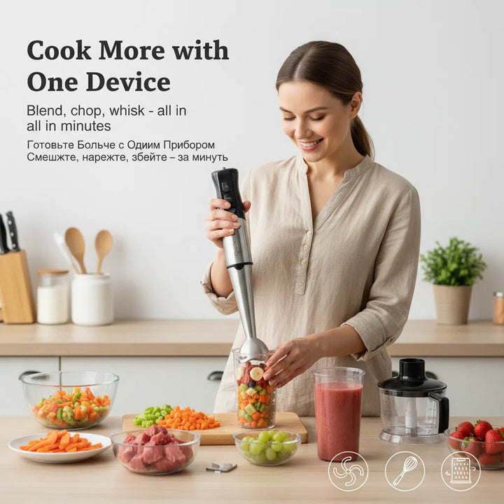 Multi-Function Handheld Immersion Blender Set Kalsten