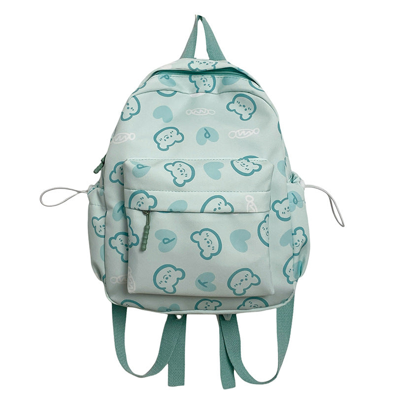 Cute Character Print School Backpack kalsten