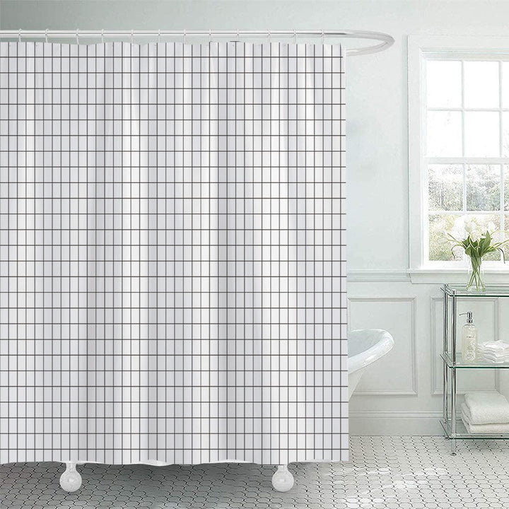 Modern Geometric Shower Curtain Kalsten
