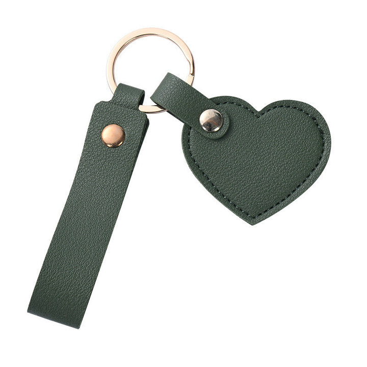 Women Keychain Kalsten  Heart Shape Made of High-Quality Artificial Leather