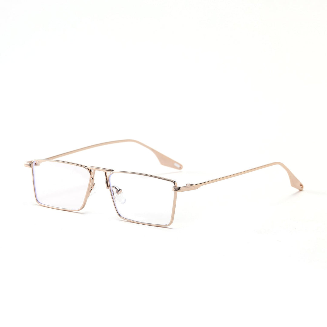 Women's elegant square sunglasses with narrow metal frame and UV protection Kalsten