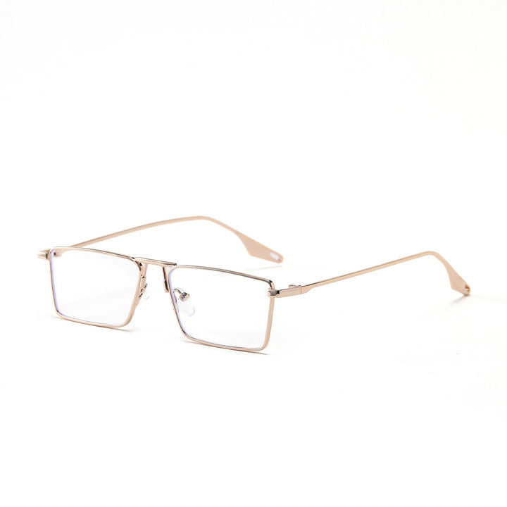 Women's elegant square sunglasses with narrow metal frame and UV protection Kalsten