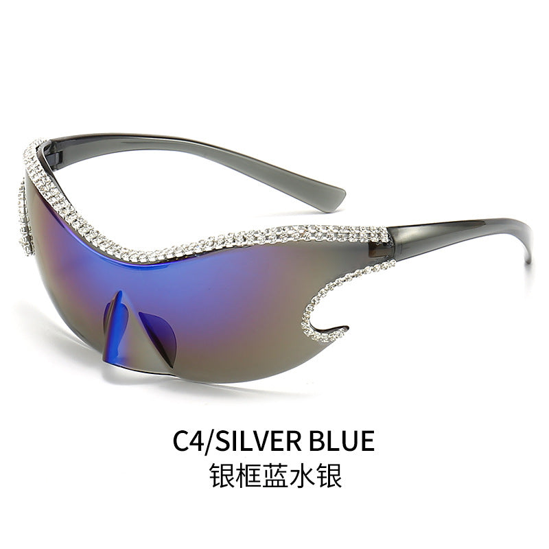 Women's glamorous sunglasses with sparkling rhinestone embellishment Kalsten