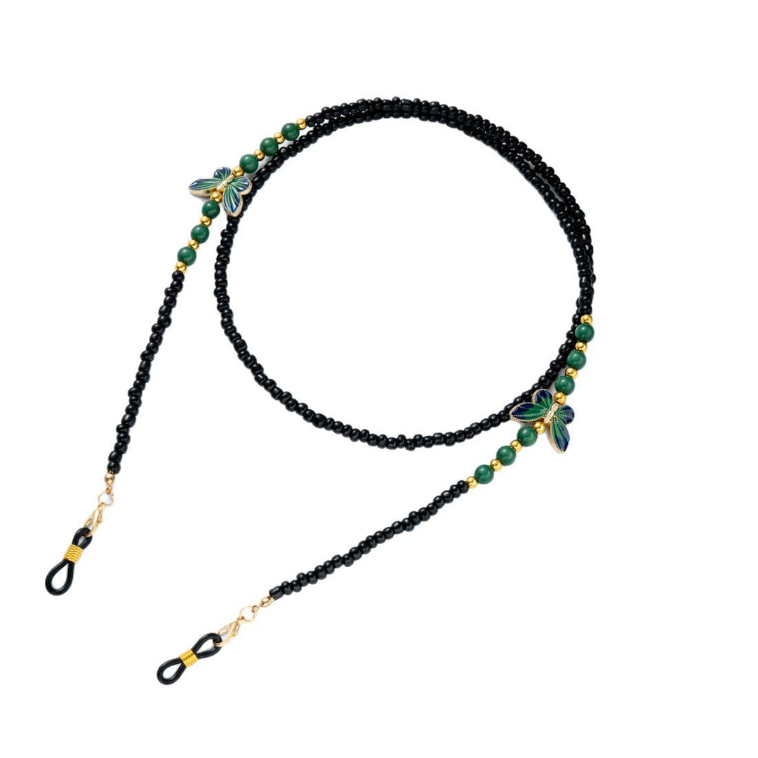 Beaded Eyewear Chain with Decorative Elements Kalsten
