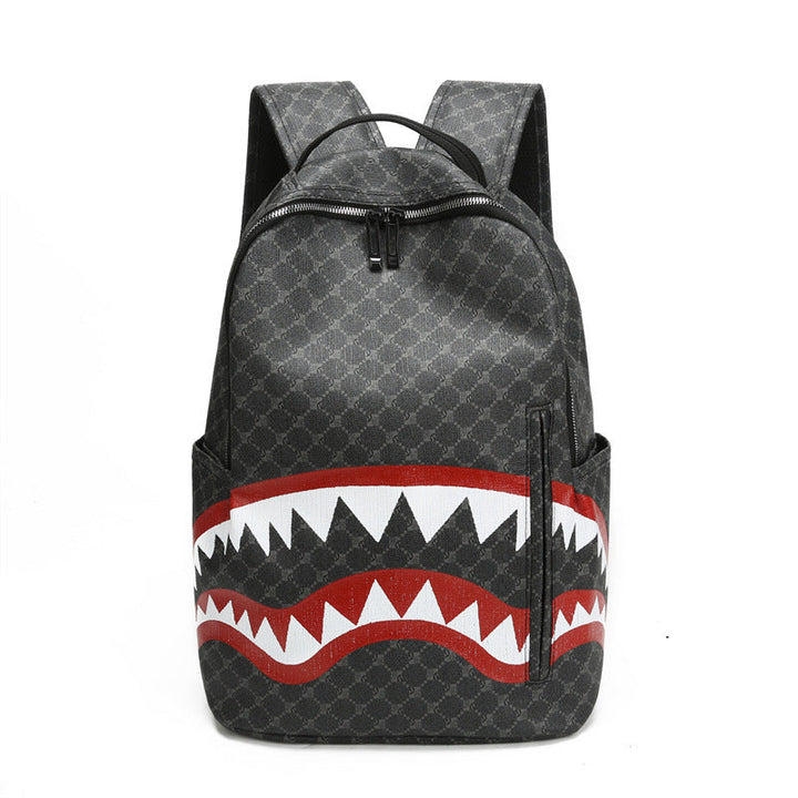 Shark-Graphic Casual Backpack kalsten