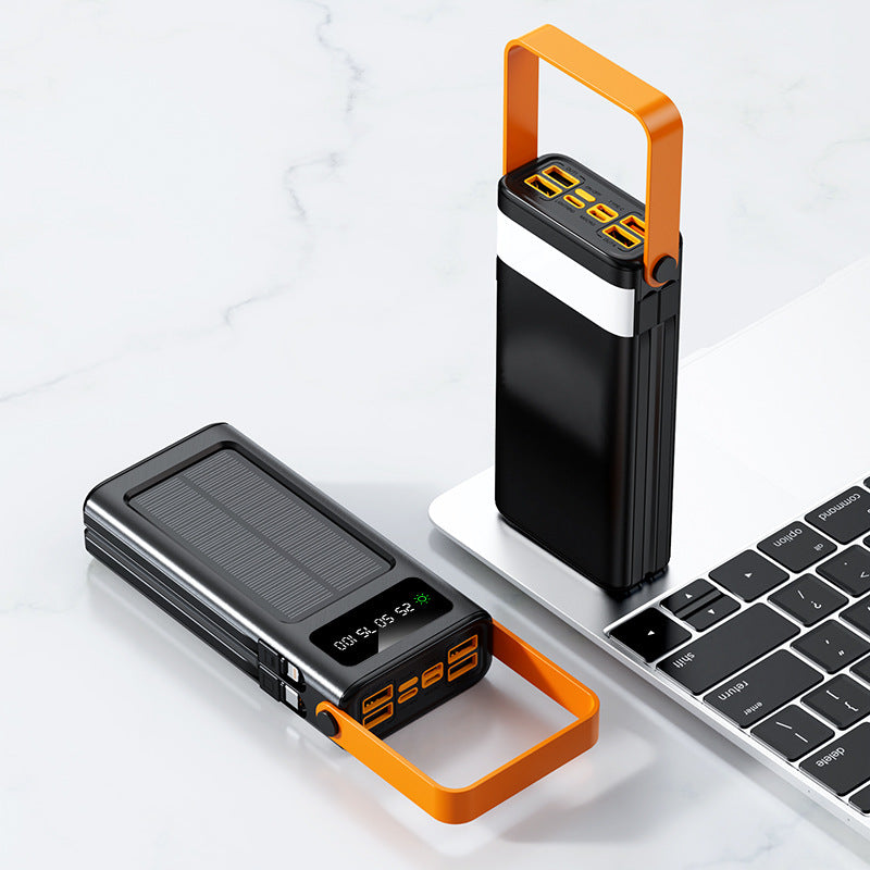 Portable Solar Power Bank with Innovative Hybrid Charging System Kalsten