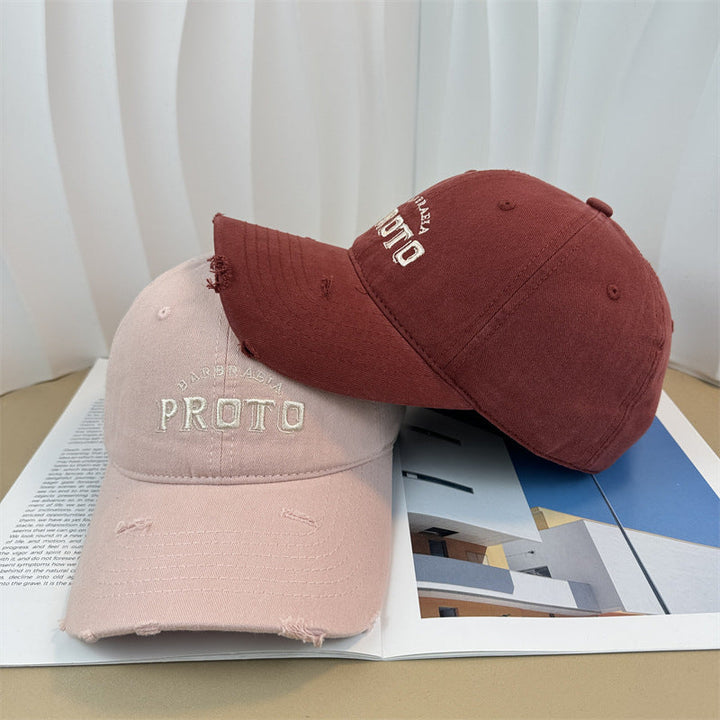 Men's Vintage-Inspired Distressed Baseball Cap Kalsten