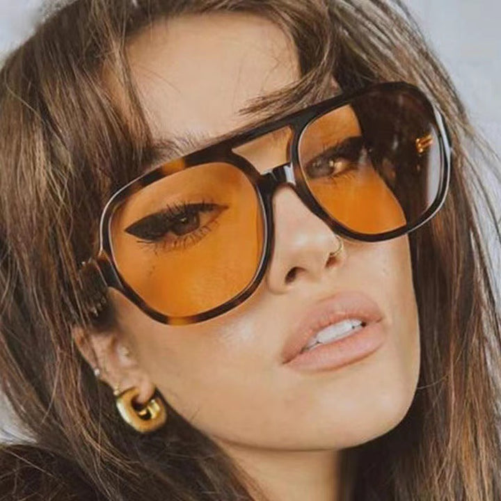 Women's fashionable oversized sunglasses with striking pattern Kalsten