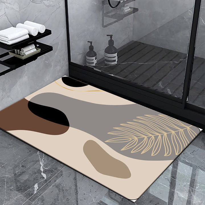 Geometric Pattern Bathroom Mat Kalsten