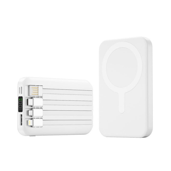 Portable power bank with integrated cable speaker and fast charging function Kalsten
