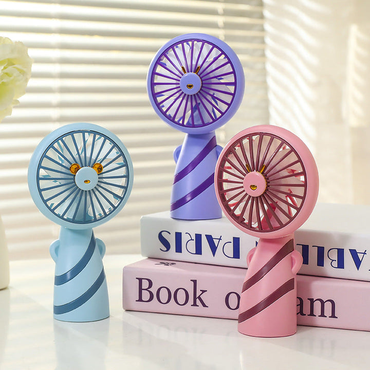 Women's Portable Mini Handheld Fan with Cute Design Kalsten