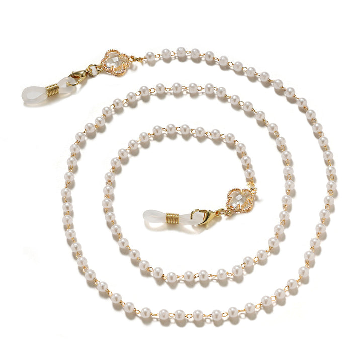 Elegant glasses holder chain with pearl accents Kalsten