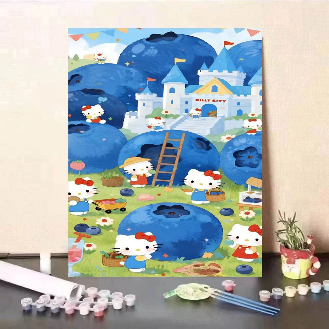Cute Cartoon Character Paint by Numbers Kit Kalsten