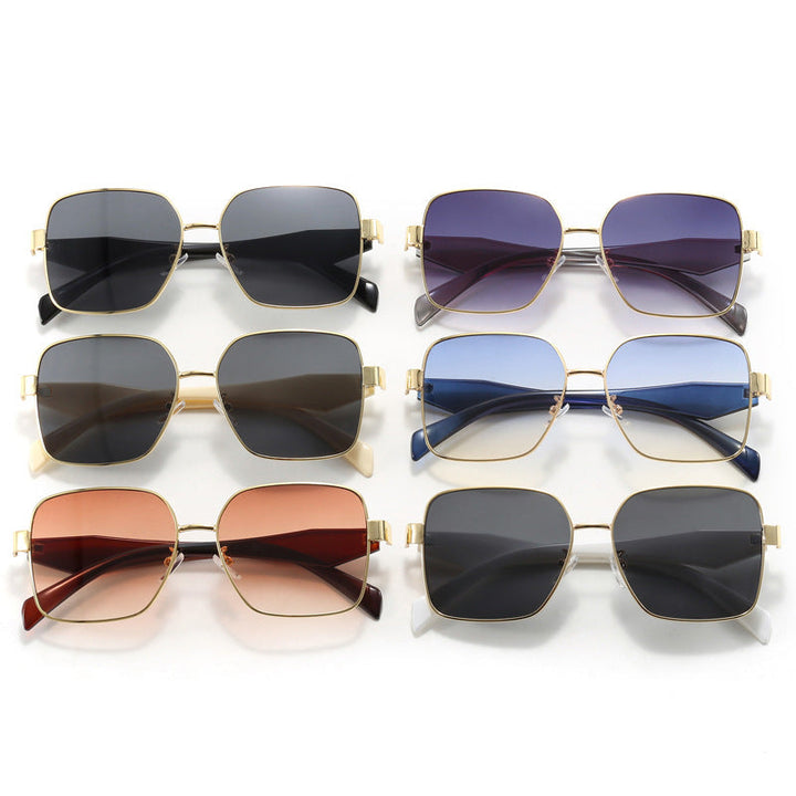 Women stylish square sunglasses with curved frame Kalsten