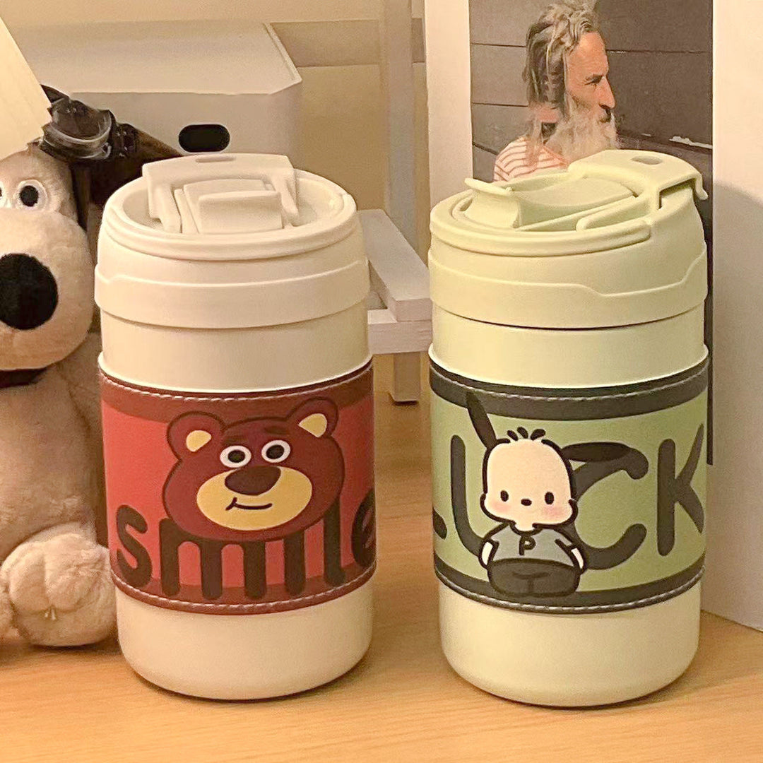 Women's Insulating Drinking Cup with Cheerful Animal Design Kalsten