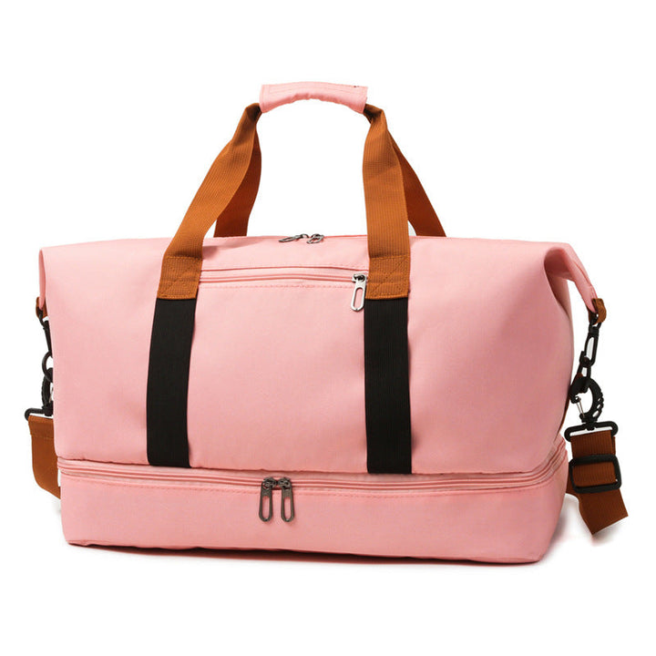 Sporty travel bag with adjustable shoulder strap and organizer compartments Kalsten