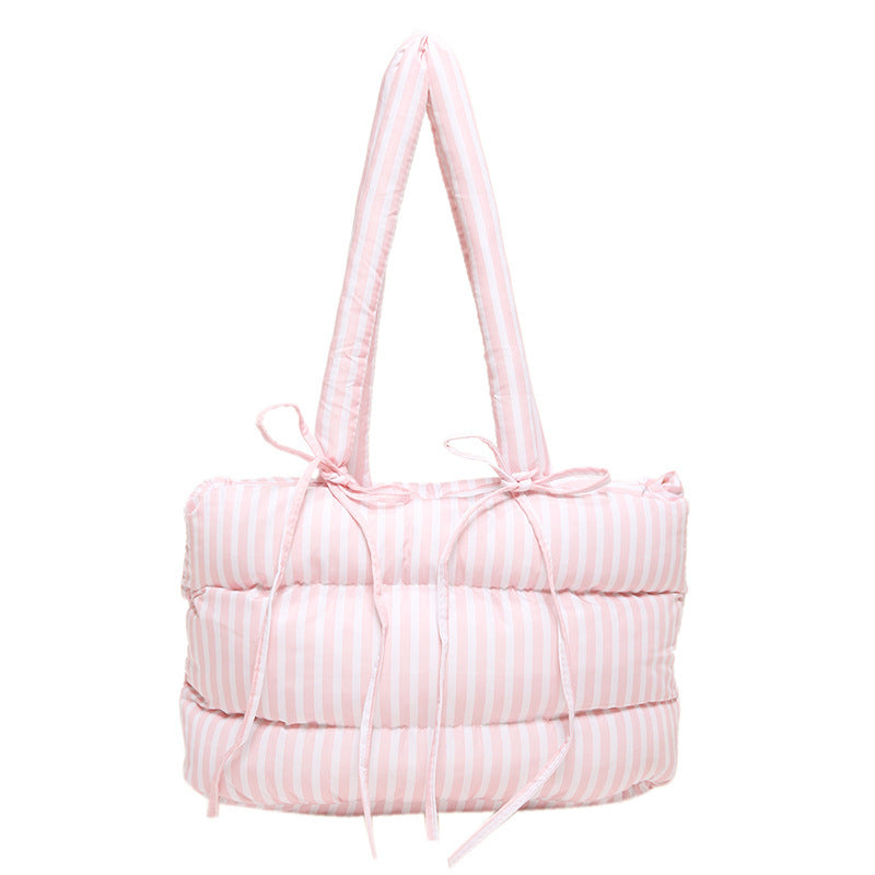 Fashionable tote bag with quilted design Kalsten