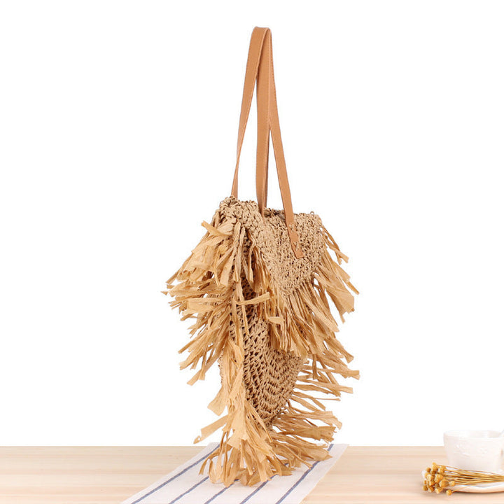 Bast crossbody bag with fringed design Kalsten