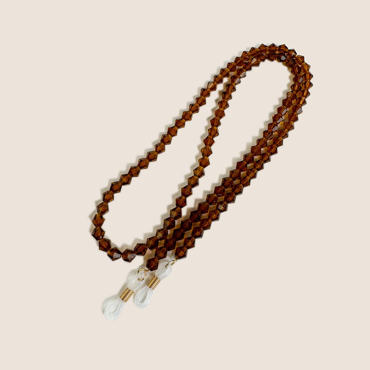 Beaded Eyewear Chain with Clear Tips Kalsten