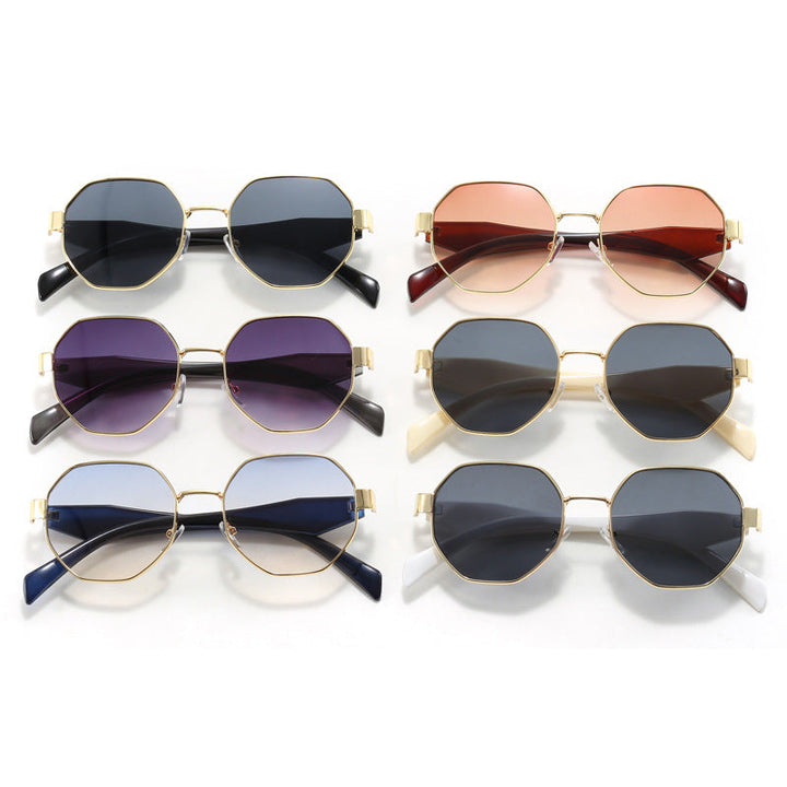 Women's fashionable sunglasses with high-quality rectangular frame and UV protection Kalsten