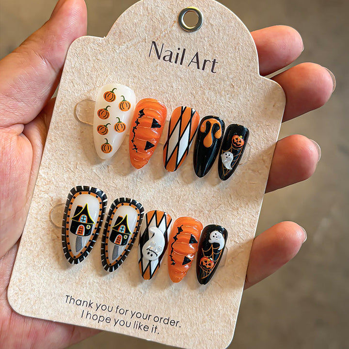 Themed Holiday Press-On Nail Art Set Kalsten