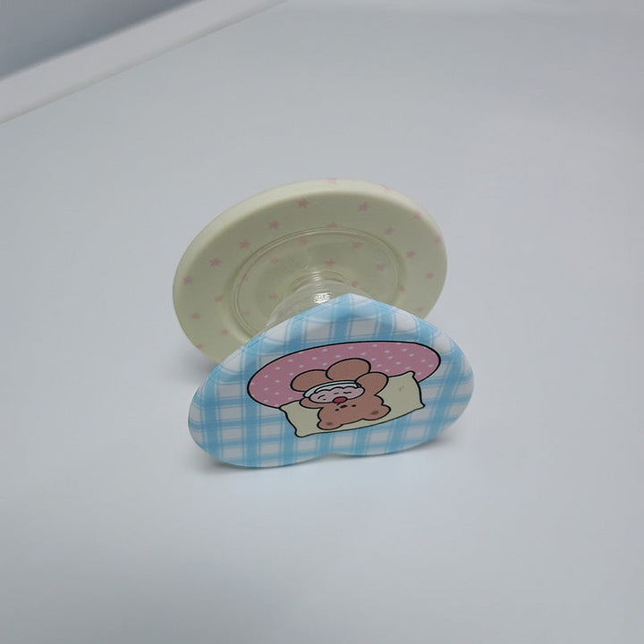 Heart-Shaped Character Phone Grip Kalsten