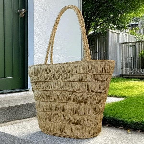 Beach basket with classic sun protection Kalsten
