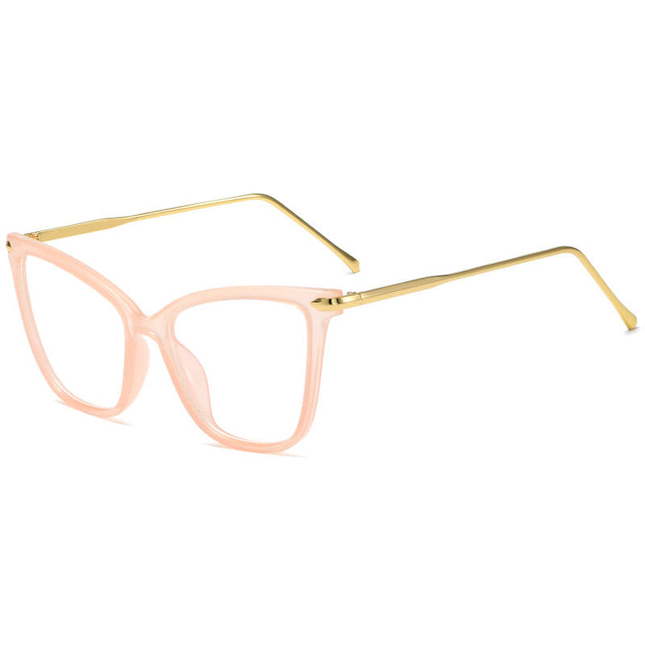 Women Cat-Eye Glasses with filigree Metal Frame Kalsten