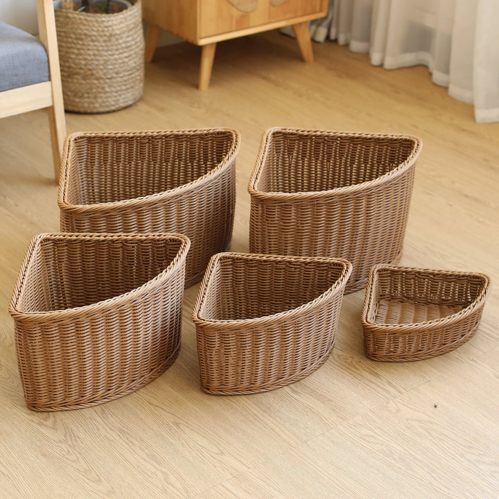 Corner Woven Storage Basket Kalsten