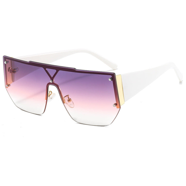 Women's fashionable oversized sunglasses with a unique geometric frame Kalsten