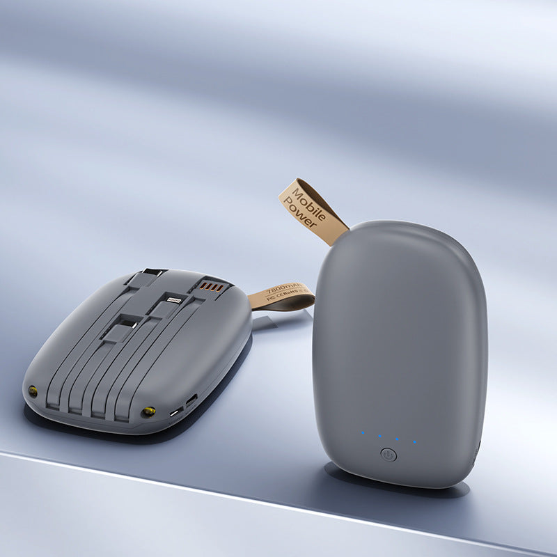 Portable power bank with integrated multifunction charging cable Kalsten