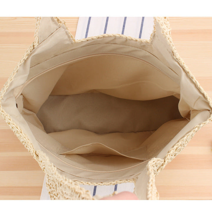 Handmade tote bag made of natural wicker Kalsten