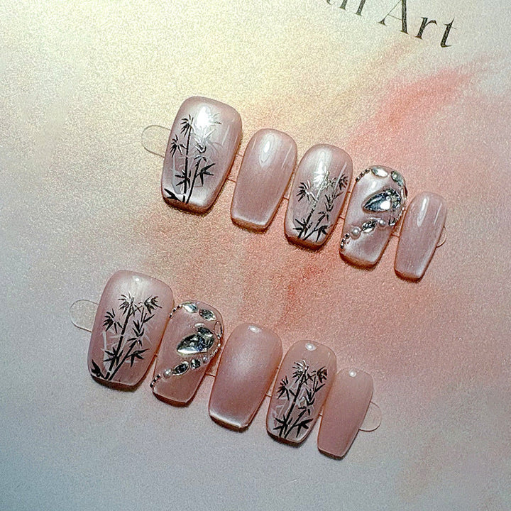 Premium French Tip Press-On Nails Kalsten