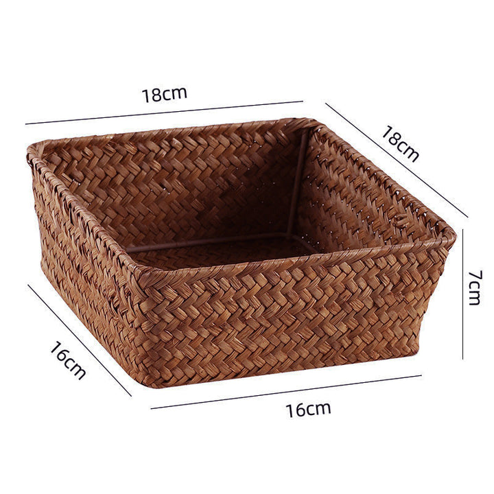 Rectangular Woven Storage Tray Kalsten