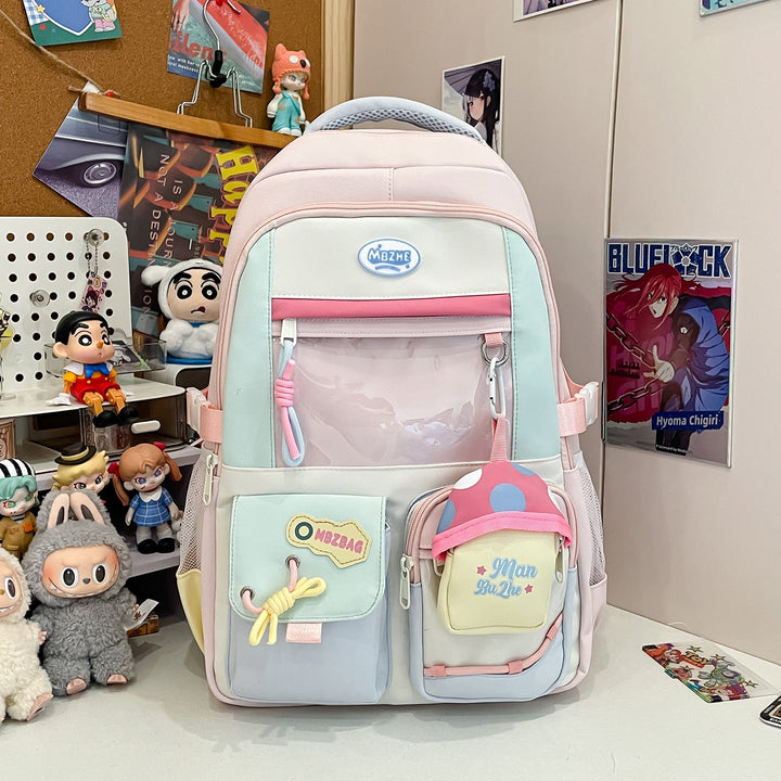 Multi-Pocket Casual School Backpack