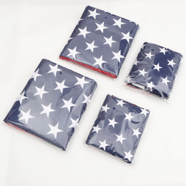 Unisex nan waterproof outdoor decoration flag with fifty stars motif and reinforced eyelets Kalsten