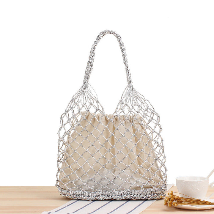 Creative mesh handbag with inner pouch Kalsten