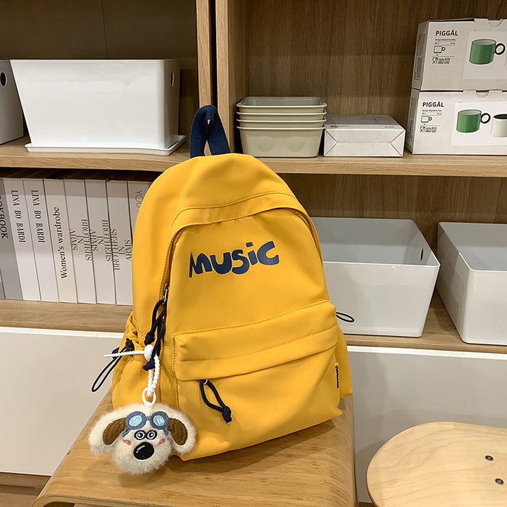Casual Music-Themed Backpack Kalsten
