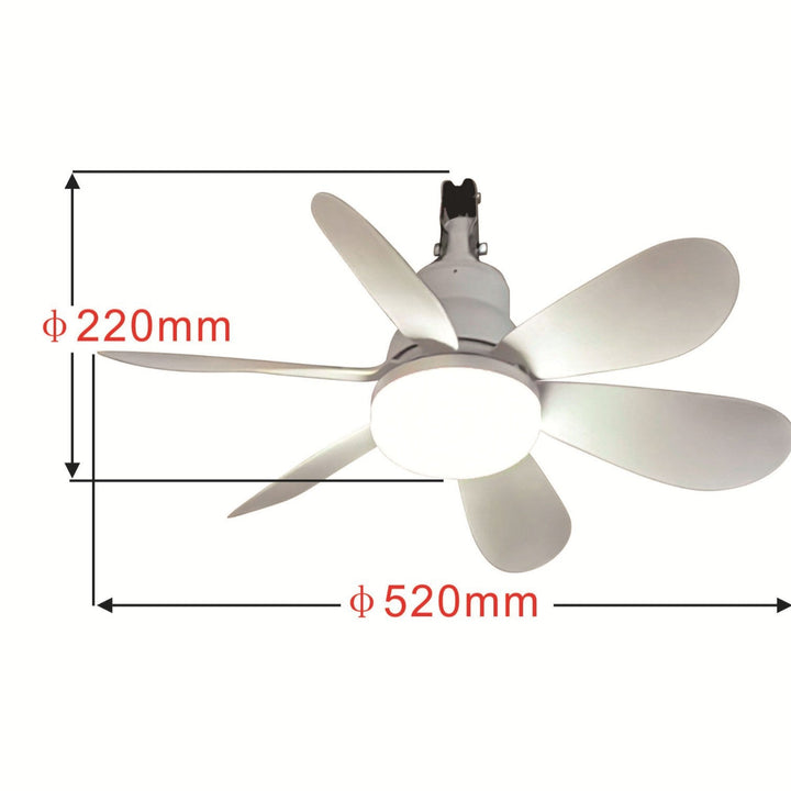 Ceiling fan with modern LED light Kalsten