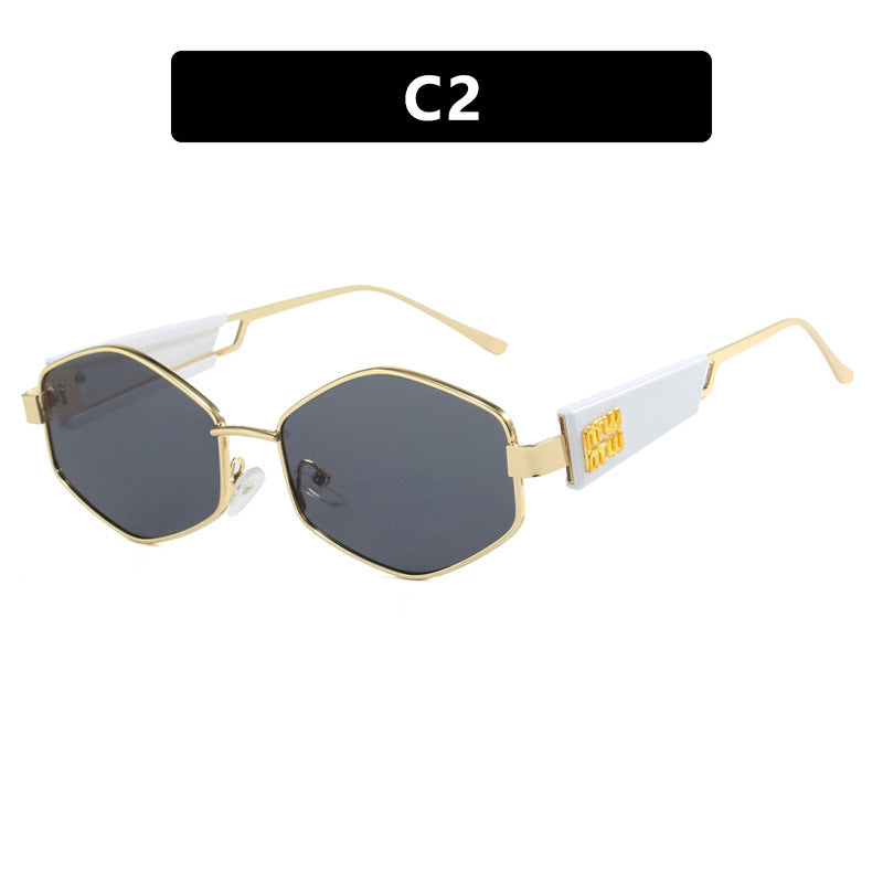 Women's geometric sunglasses with fashionable design and UV protection Kalsten