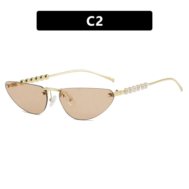 Women's Cat-Eye Sunglasses with Luxurious Details and Protective UV Filter Kalsten