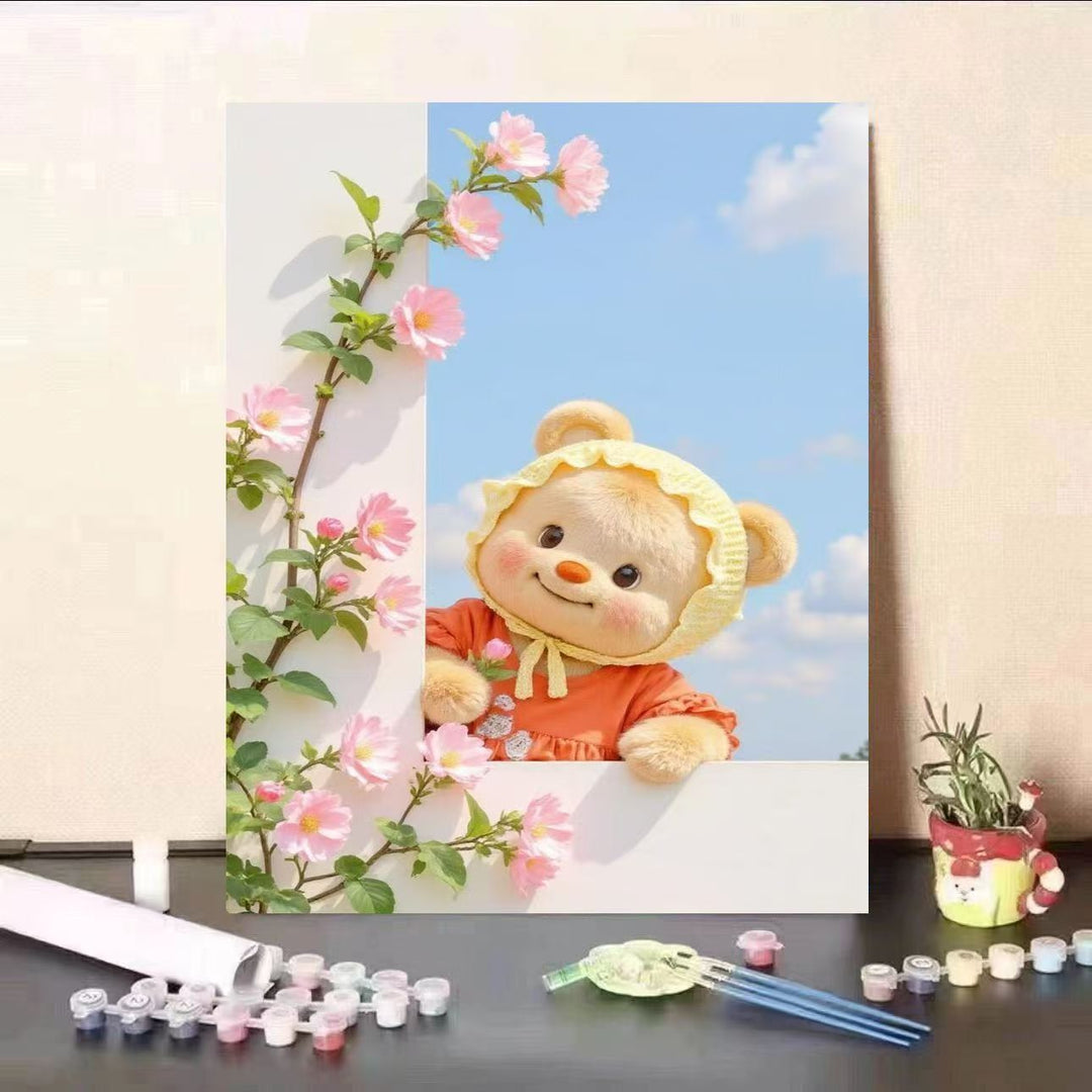 DIY Playful Bear-Themed Painting Kit Kalsten