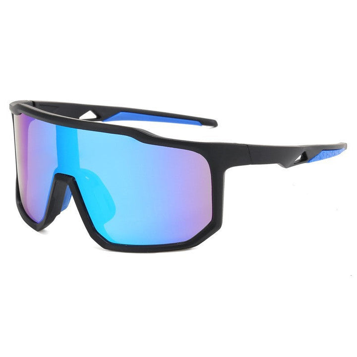 Ladies sporty racing sunglasses with wide field of view and modern mirrored lenses Kalsten